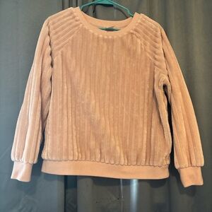 No Boundaries Ribbed Sweater - Peach